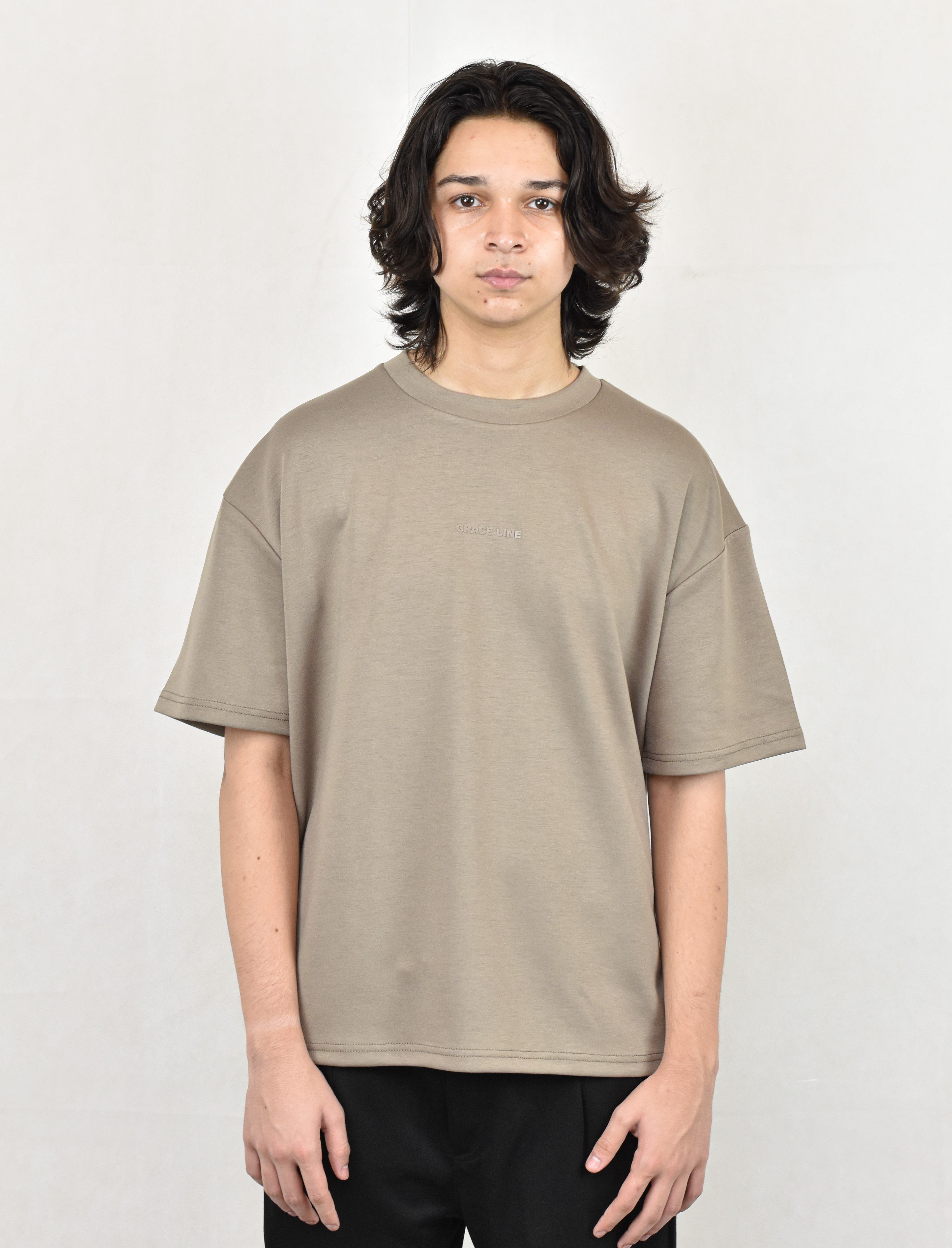 Olive Green Baggy Tee (Unisex)