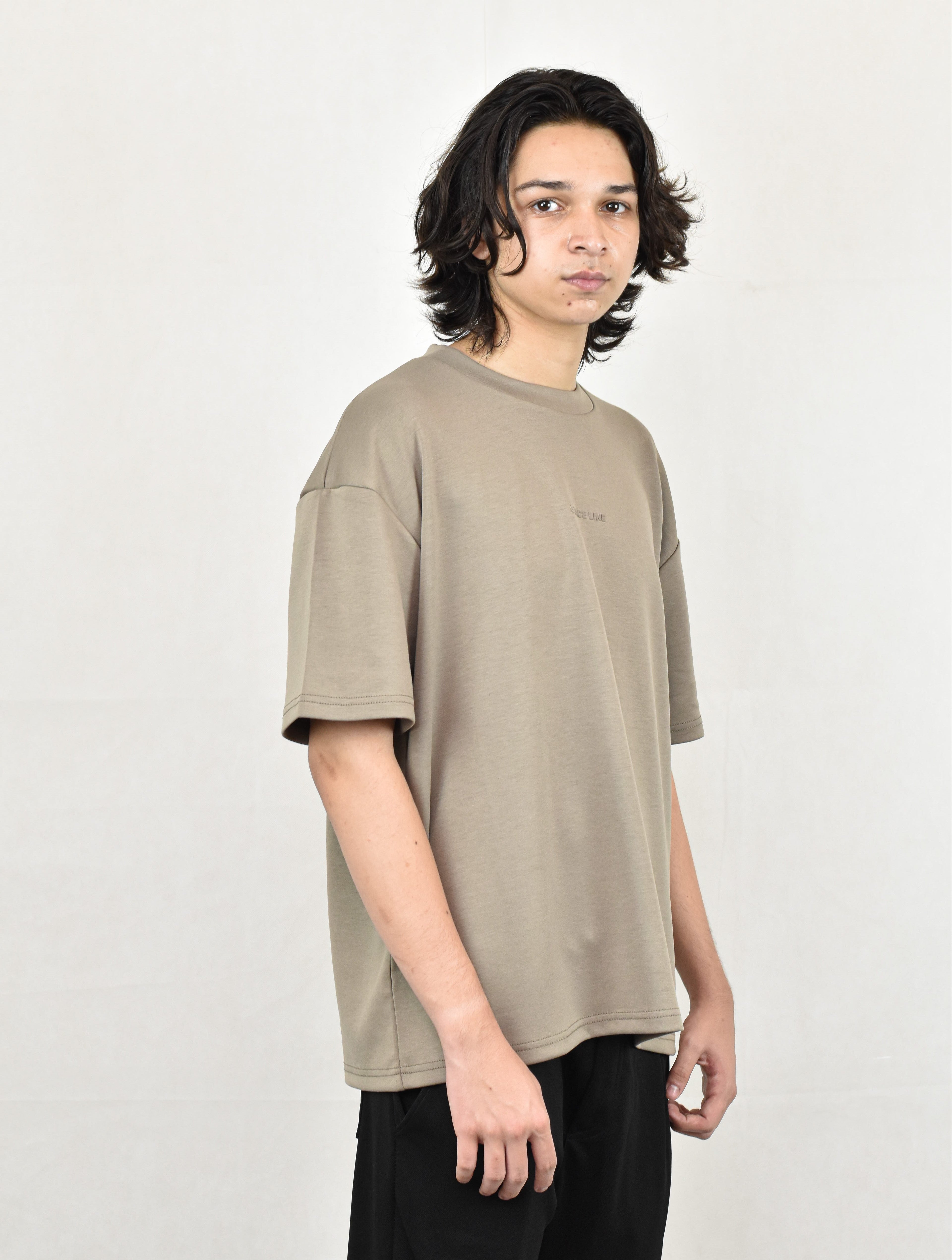 Olive Green Baggy Tee (Unisex)