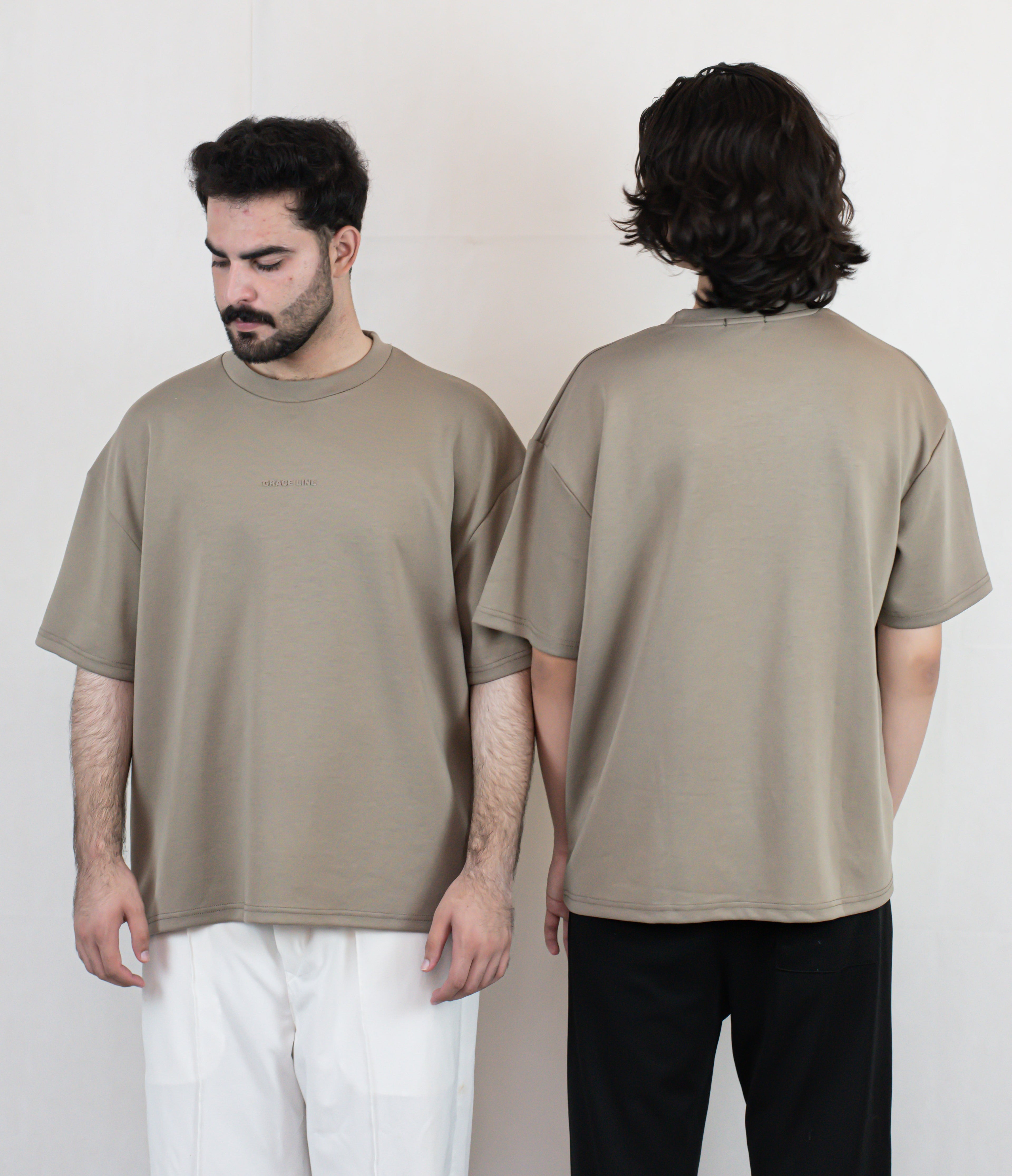 Olive Green Baggy Tee (Unisex)