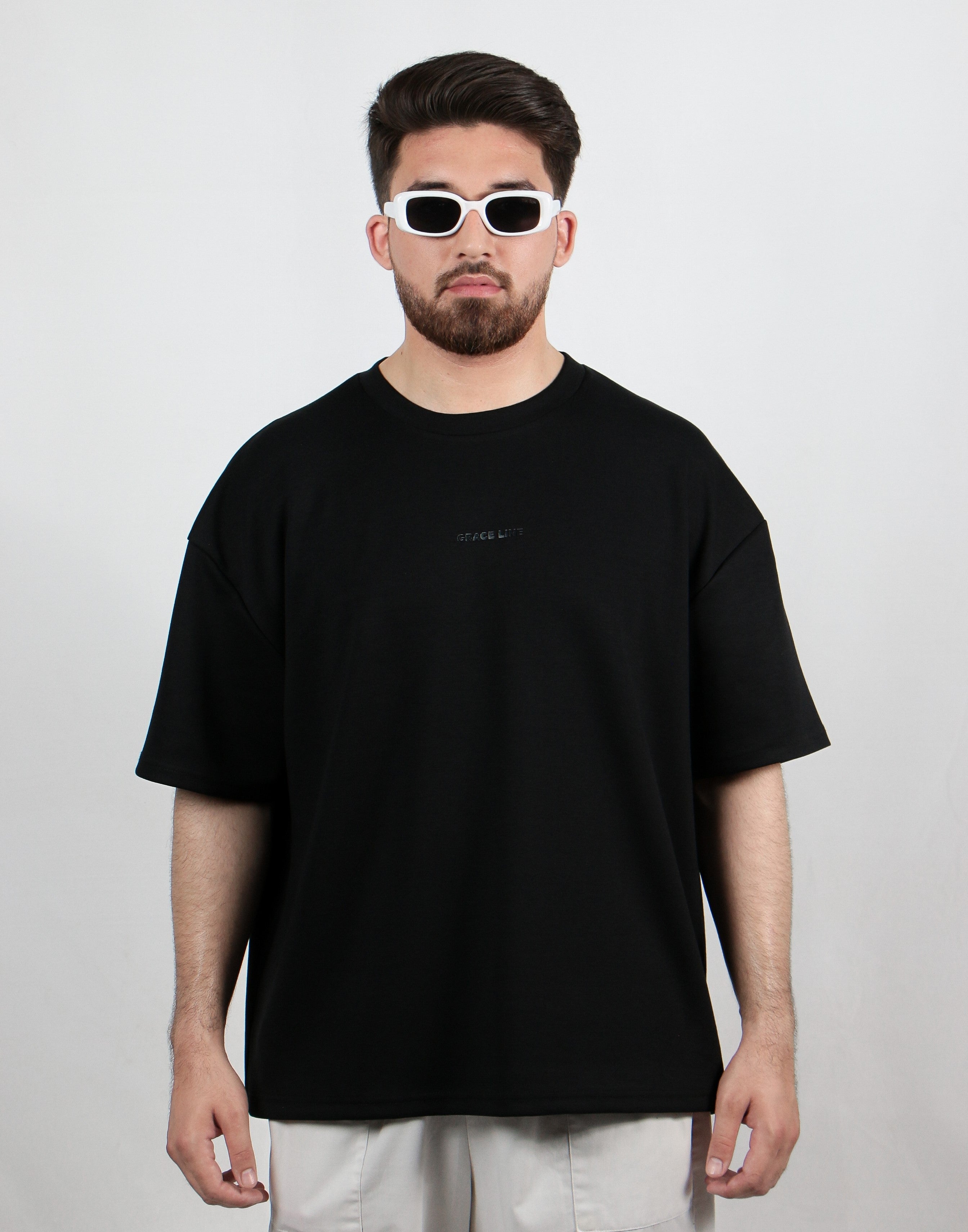 Black Baggy Tee (Unisex)