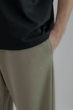 Straight Baggy Trouser (Olive)
