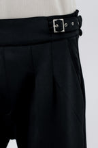 Pleated Relax Pant (Black)