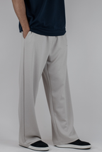 Straight Baggy Trouser (White)