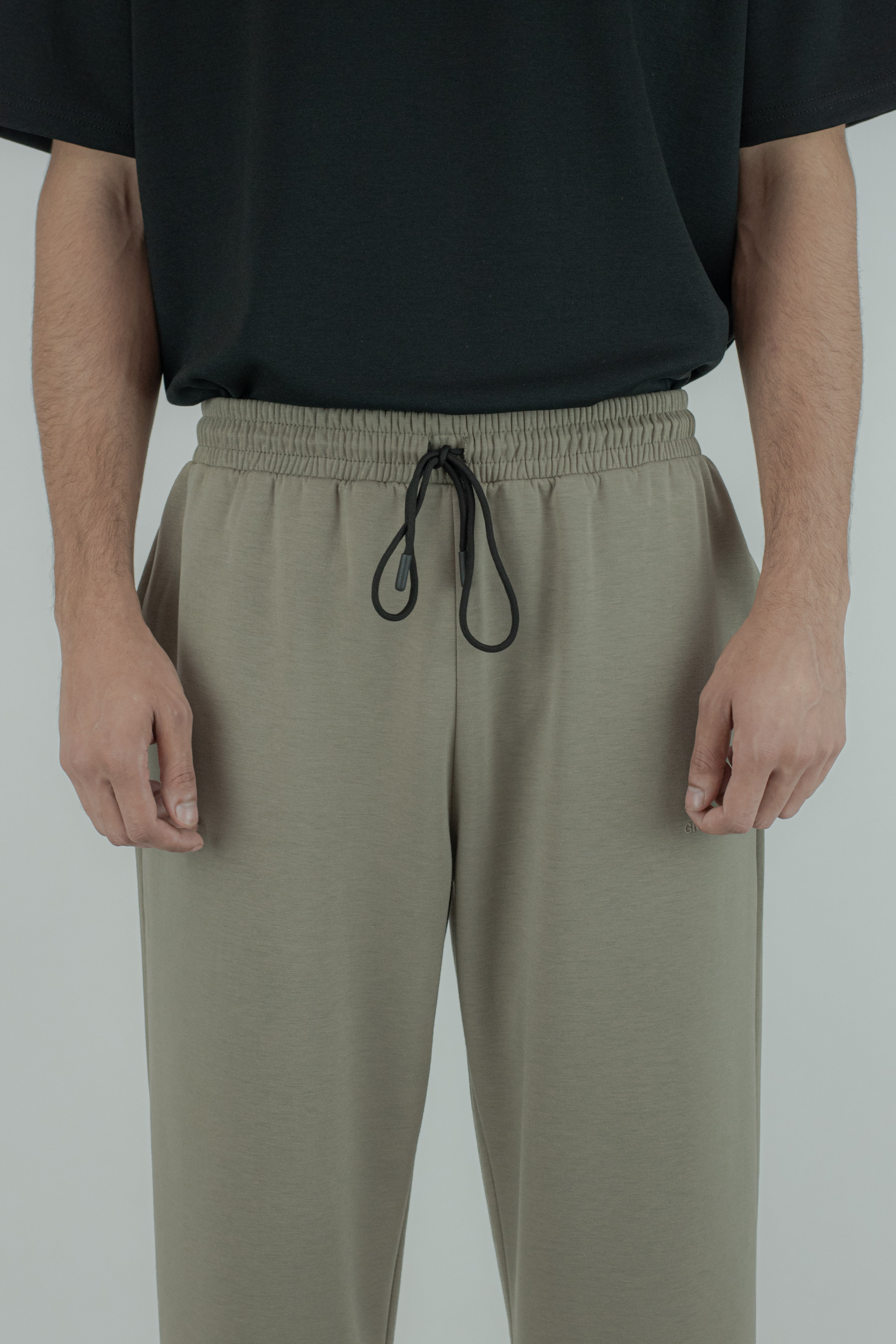 Straight Baggy Trouser (Olive)