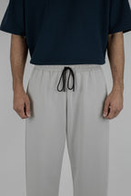 Straight Baggy Trouser (White)