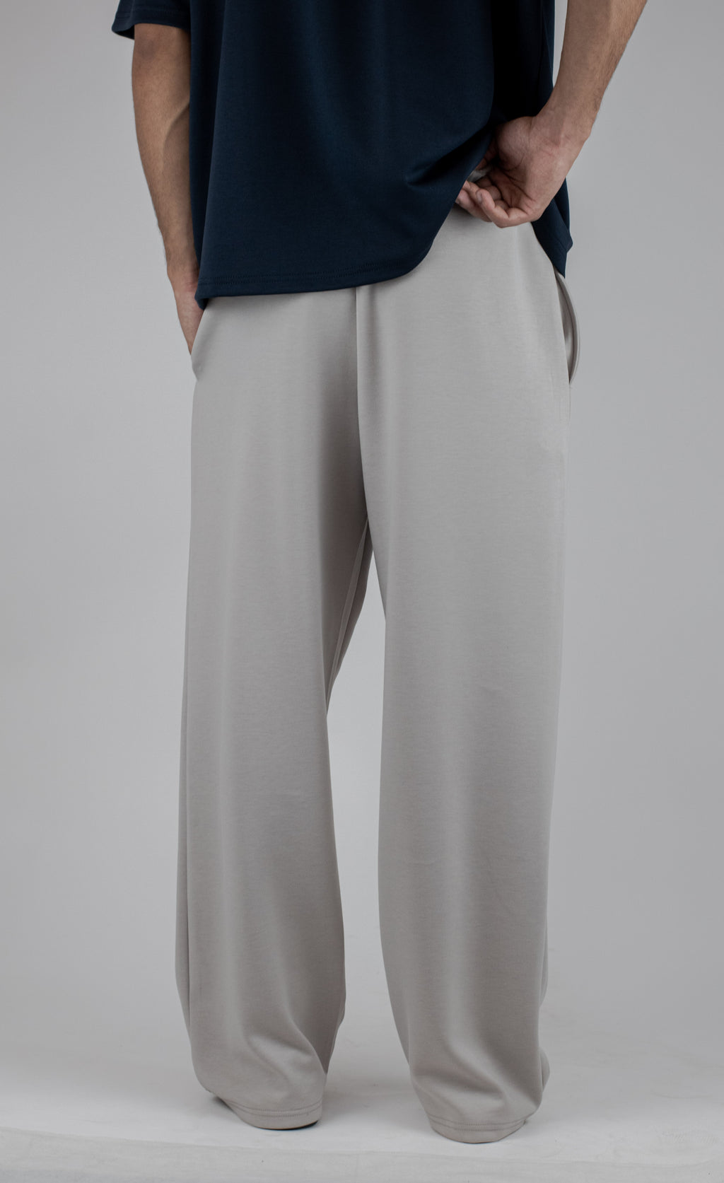 Straight Baggy Trouser (White)