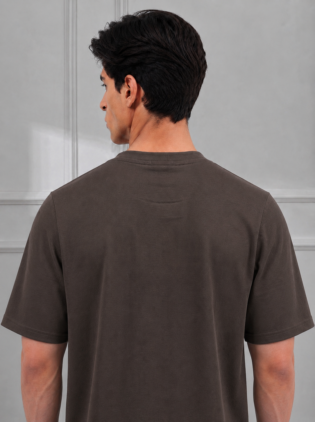 Chocolate Brown Slim Tee(unisex)