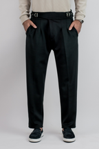 Pleated Relax Pant (Black)