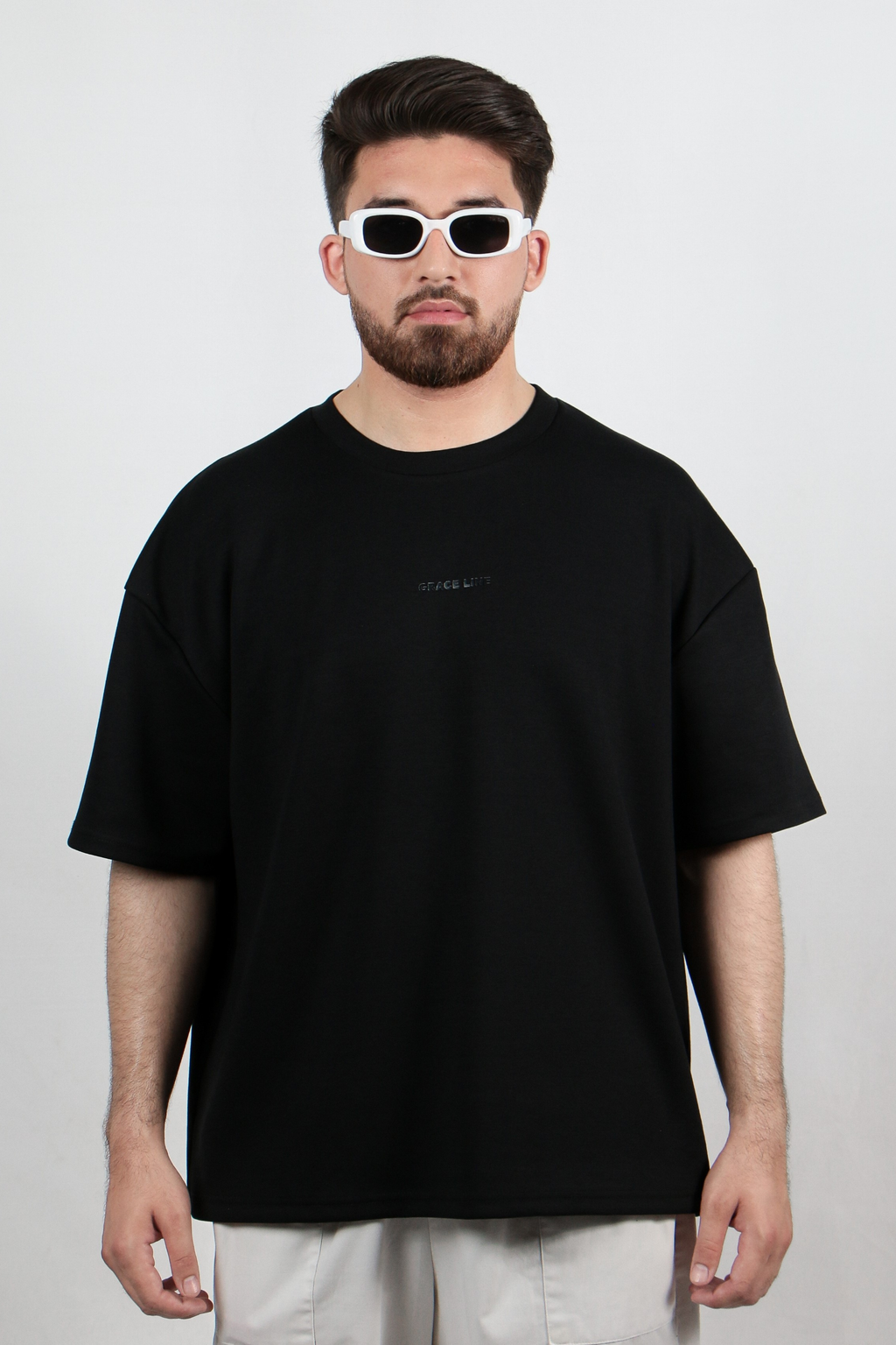 Black Baggy Tee (Unisex)
