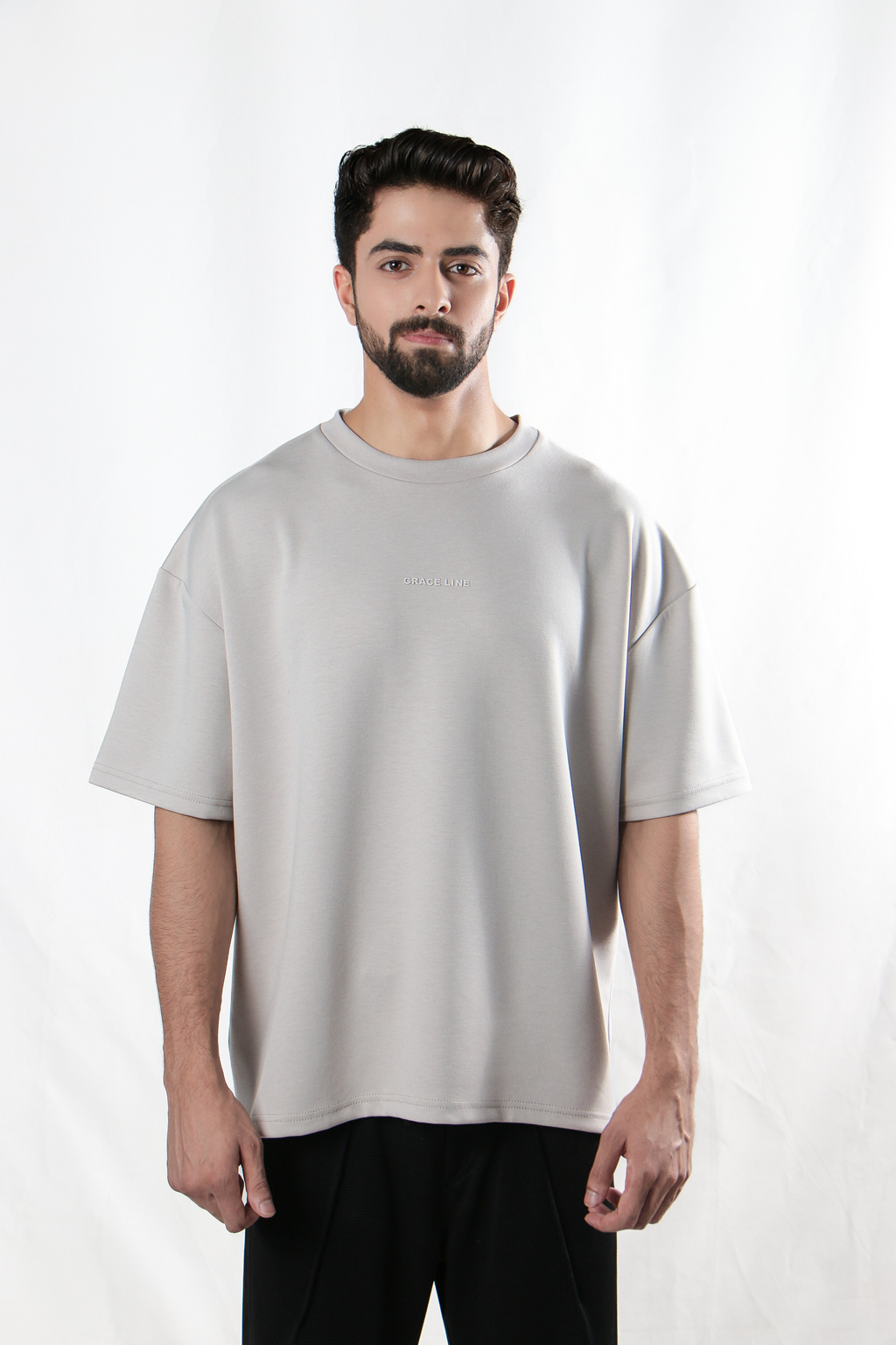 Ash White Baggy Tee (Unisex)