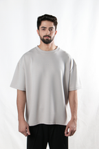 Ash White Baggy Tee (Unisex)