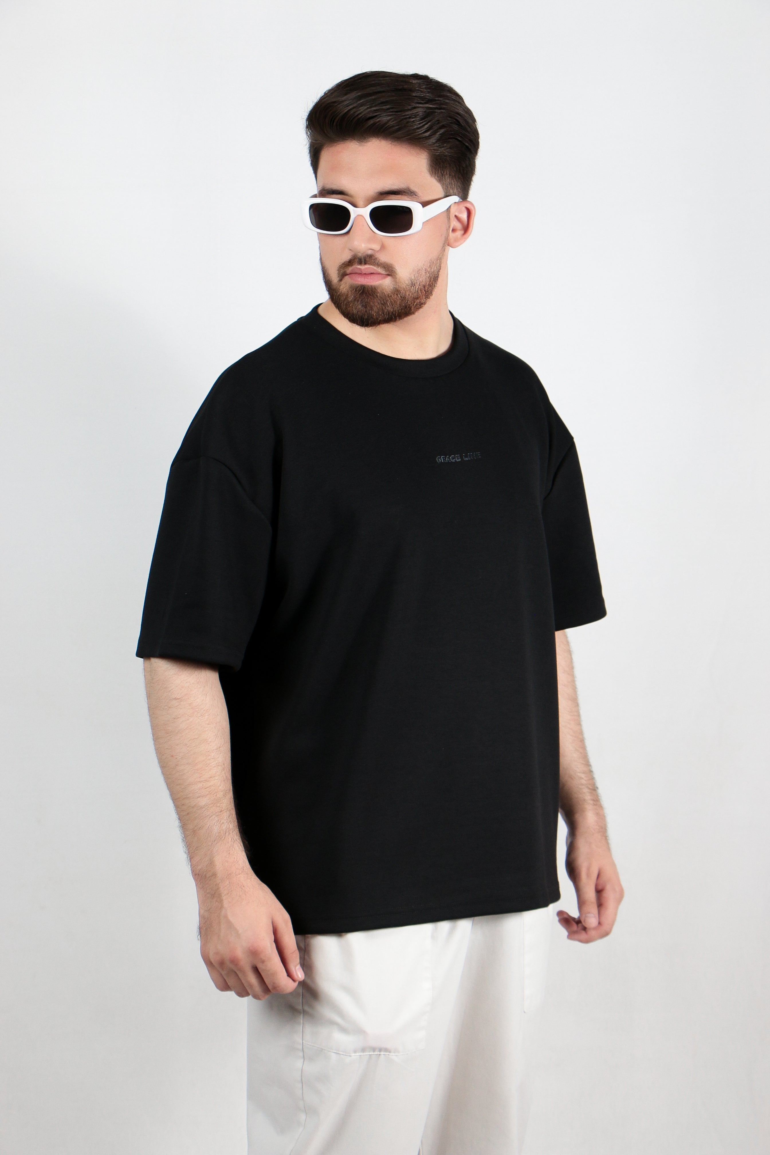 Black Baggy Tee (Unisex)