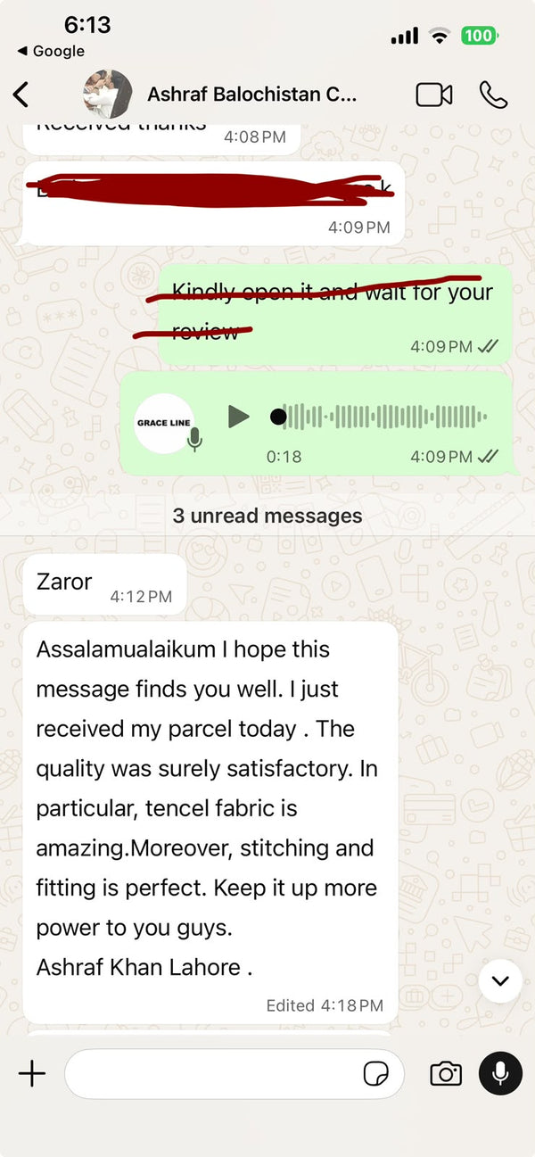 Customer review