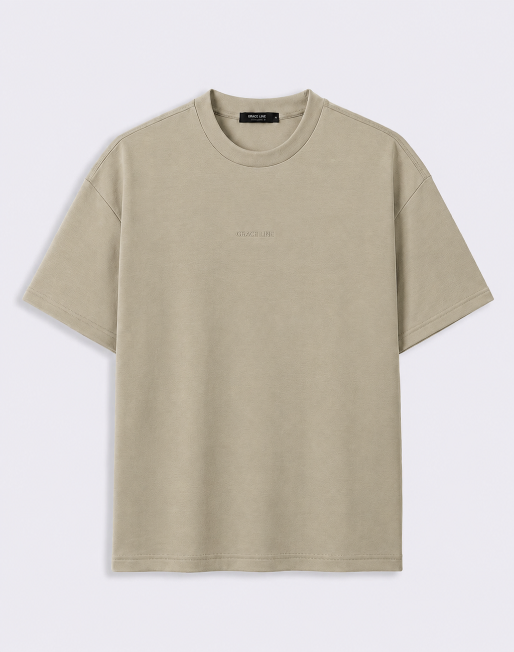 Beige Modal Baggy Tee (Unisex)