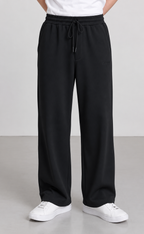 Modal Straight Baggy Trouser (Black)