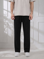 Modal Straight Baggy Trouser (Black)