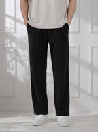 Modal Straight Baggy Trouser (Black)
