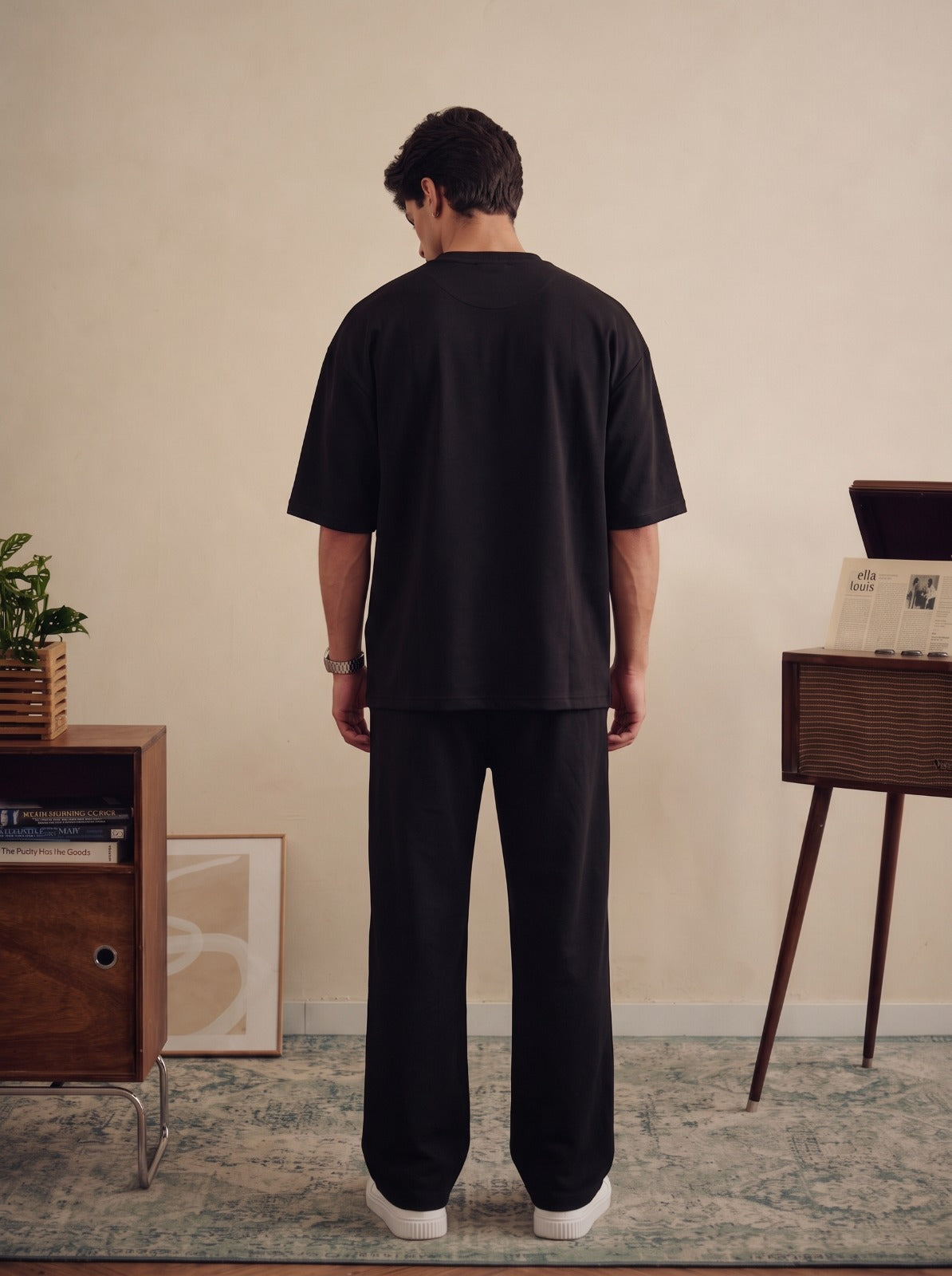 Black Baggy Co-Ord Set