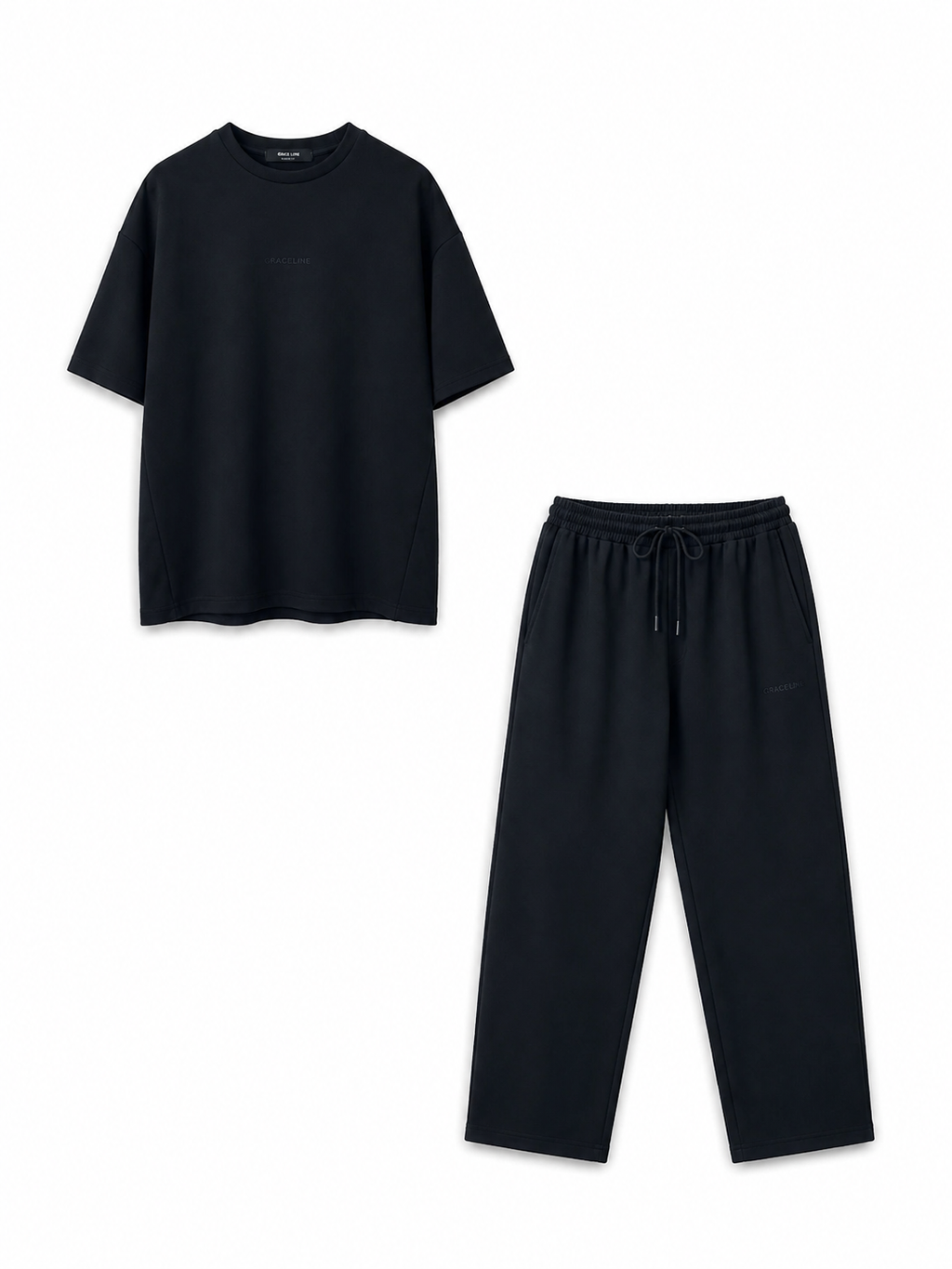 Black Baggy Co-Ord Set