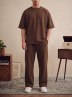 Mocha Brown Baggy Co-Ord Set