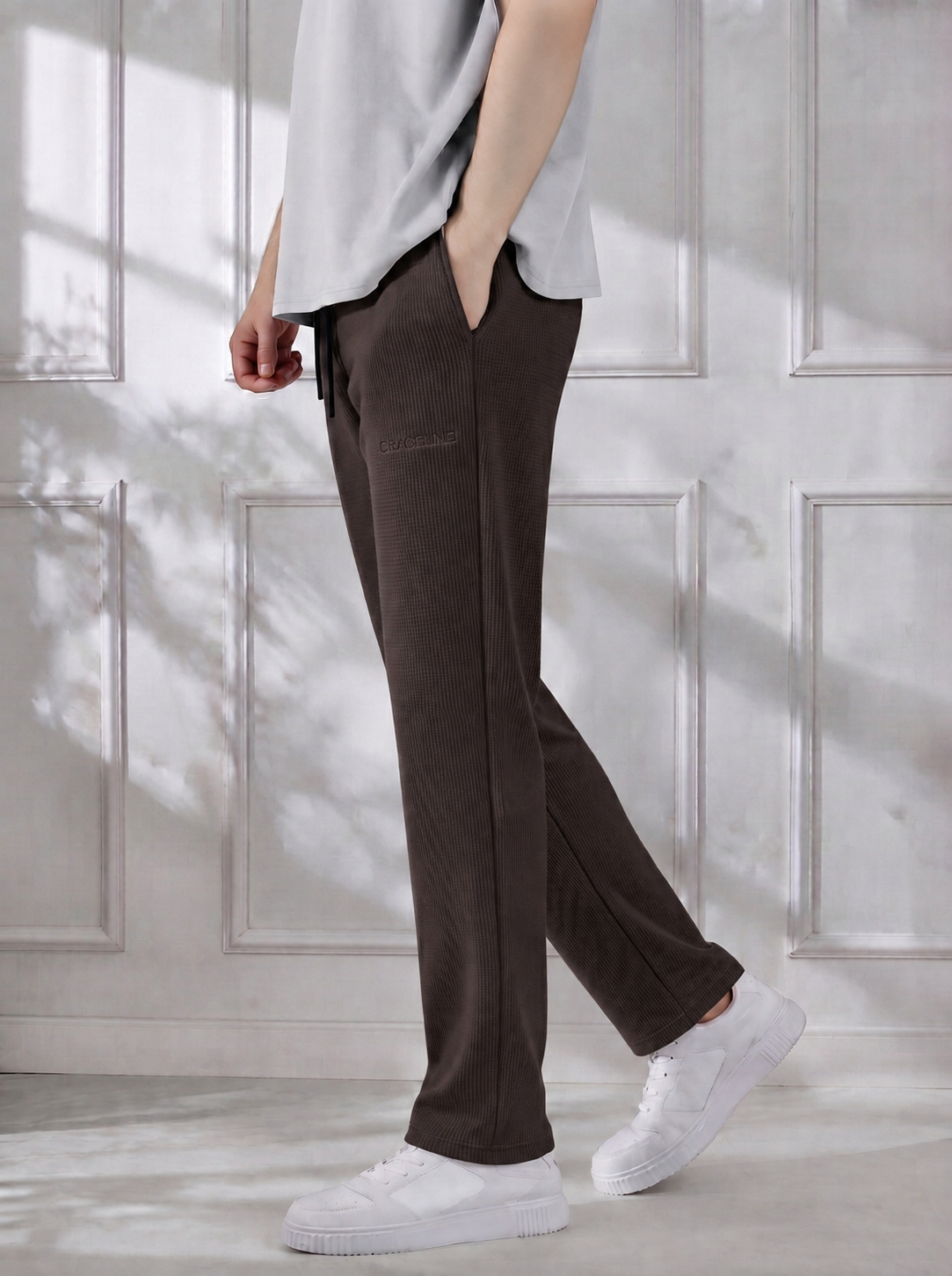 Slim Fit Trouser (Chocolate Brown)