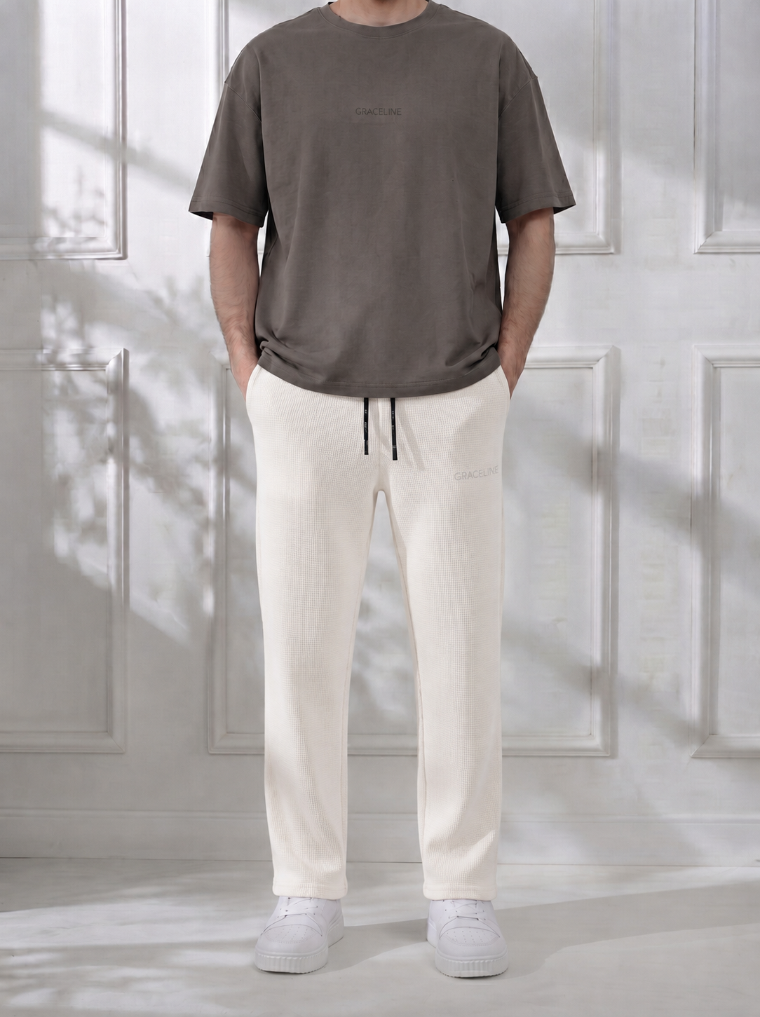 Slim Fit Trouser (Beige)