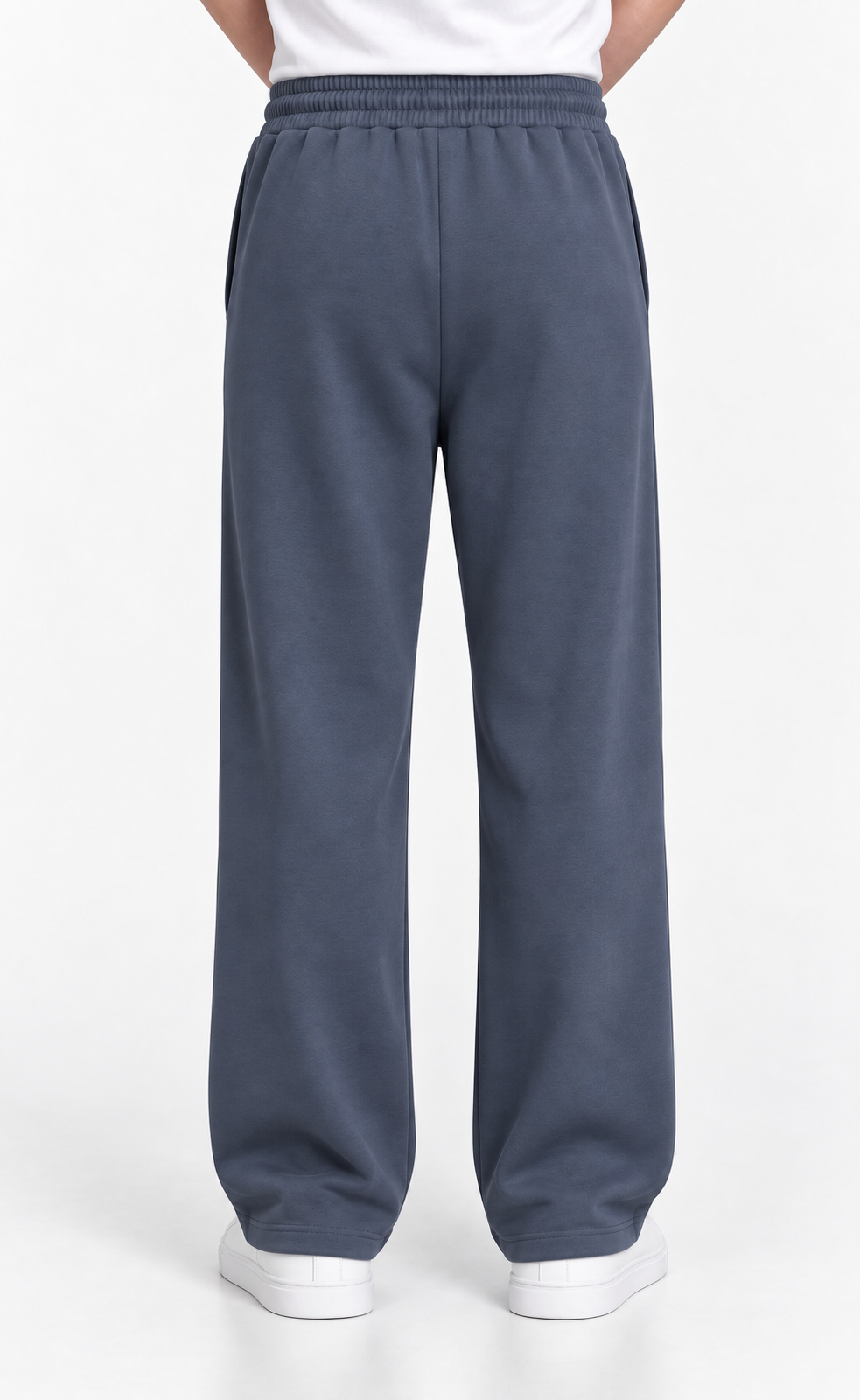 Modal Straight Baggy Trouser ( Dark Grey)