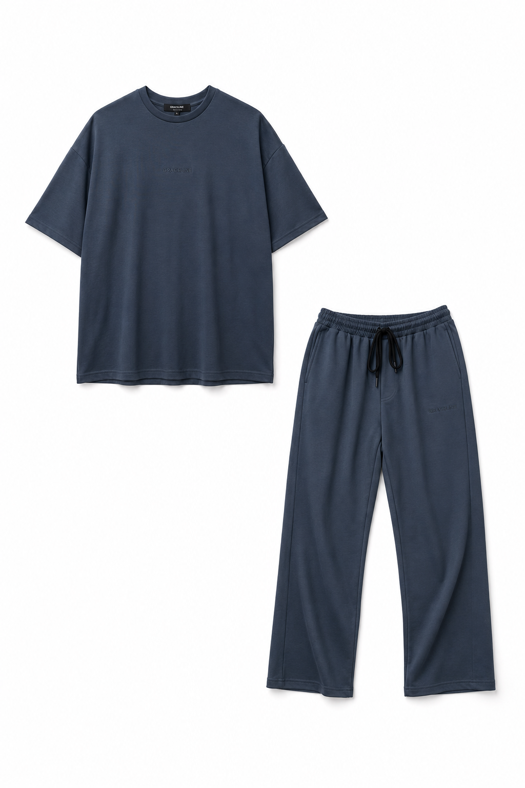 Dark Grey Baggy Co-Ord Set