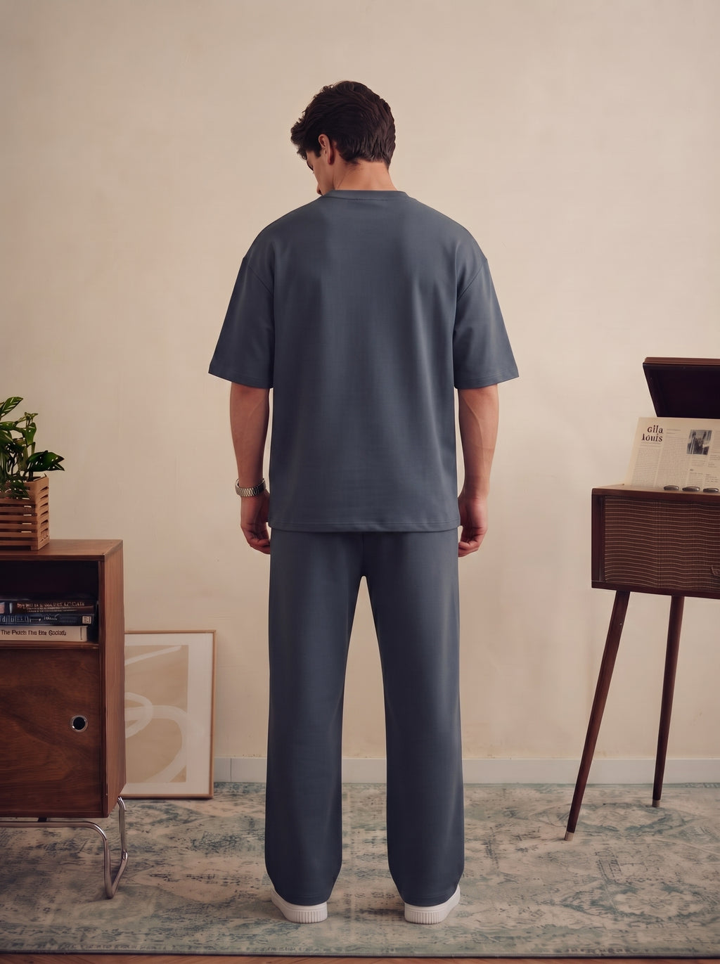 Dark Grey Baggy Co-Ord Set