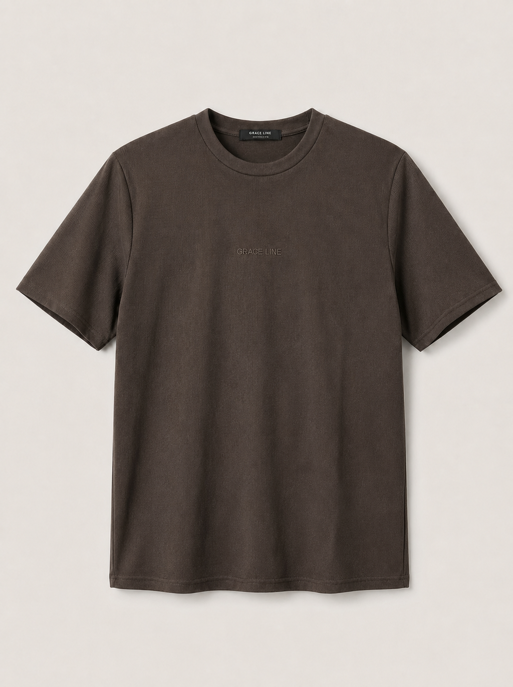 Chocolate Brown Slim Tee(unisex)