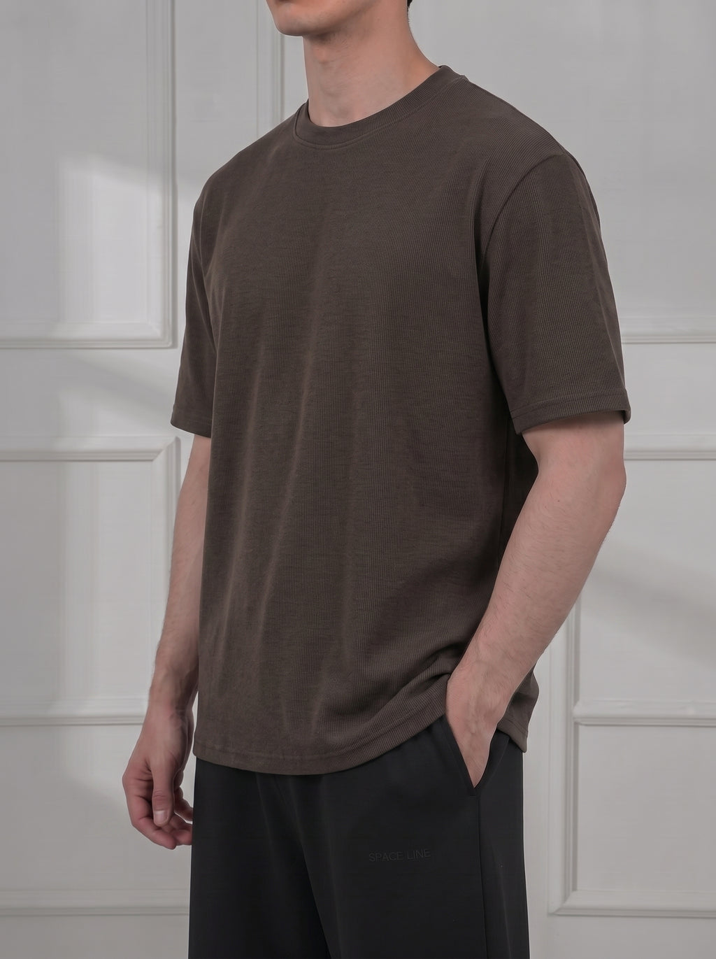 Chocolate Brown Slim Tee(unisex)