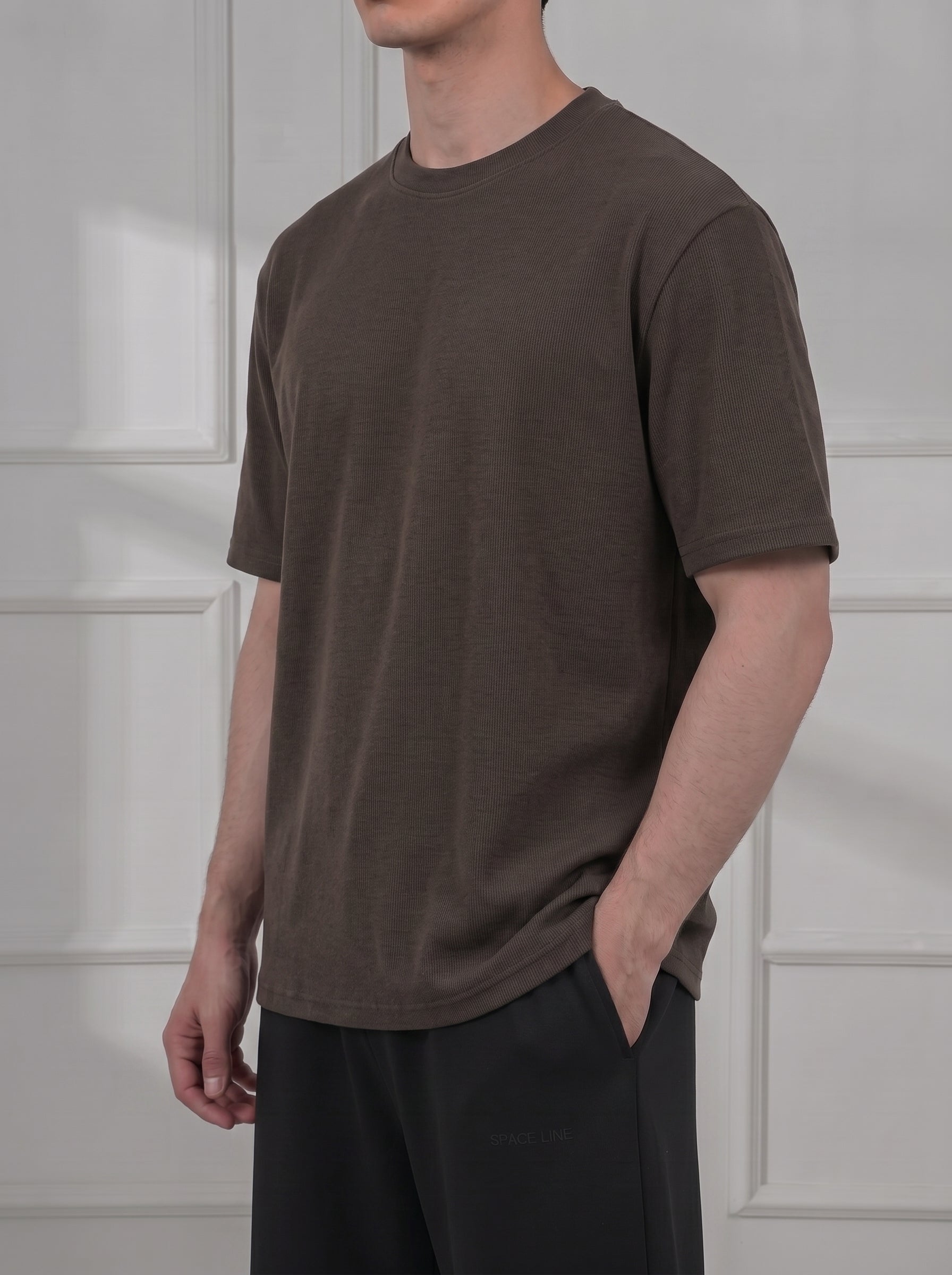 Chocolate Brown Slim Tee(unisex)