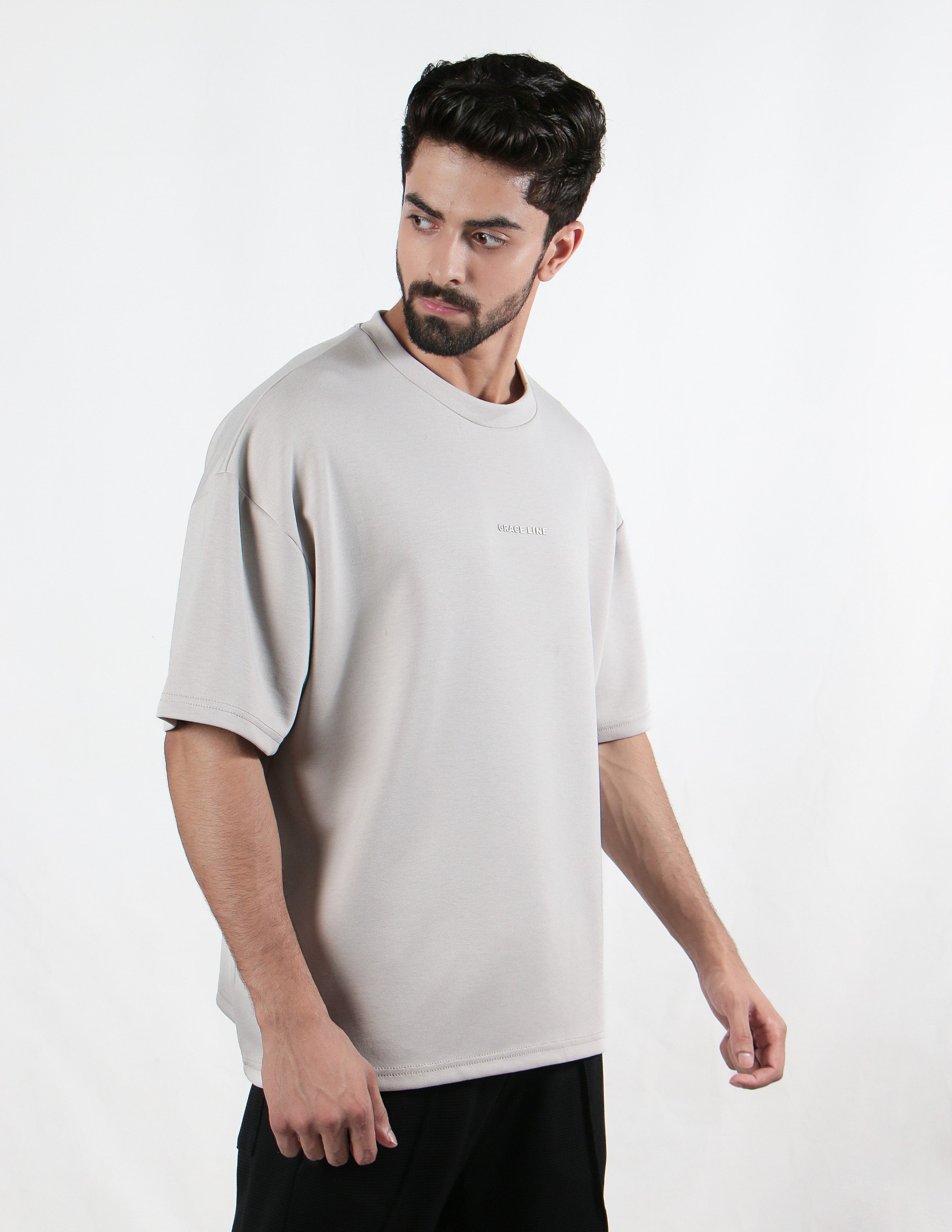 Ash White Baggy Tee (Unisex)