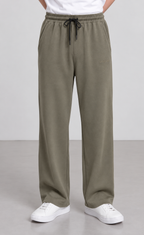 Modal Straight Baggy Trouser (Olive)