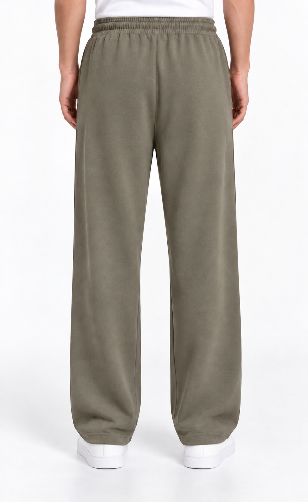 Modal Straight Baggy Trouser (Olive)
