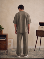 Olive Green Baggy Co-Ord Set
