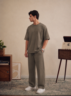 Olive Green Baggy Co-Ord Set