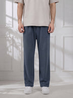 Modal Straight Baggy Trouser ( Dark Grey)