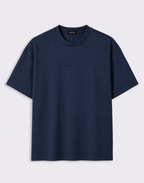 Navy Blue Modal Baggy Tee (Unisex)