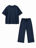 Navy Blue Baggy Co-Ord Set