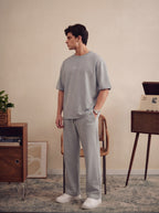 Ash White Baggy Co-Ord Set