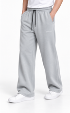 Modal Straight Baggy Trouser (Ash White)