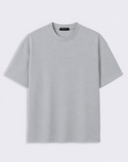 Ash White Modal Baggy Tee (Unisex)