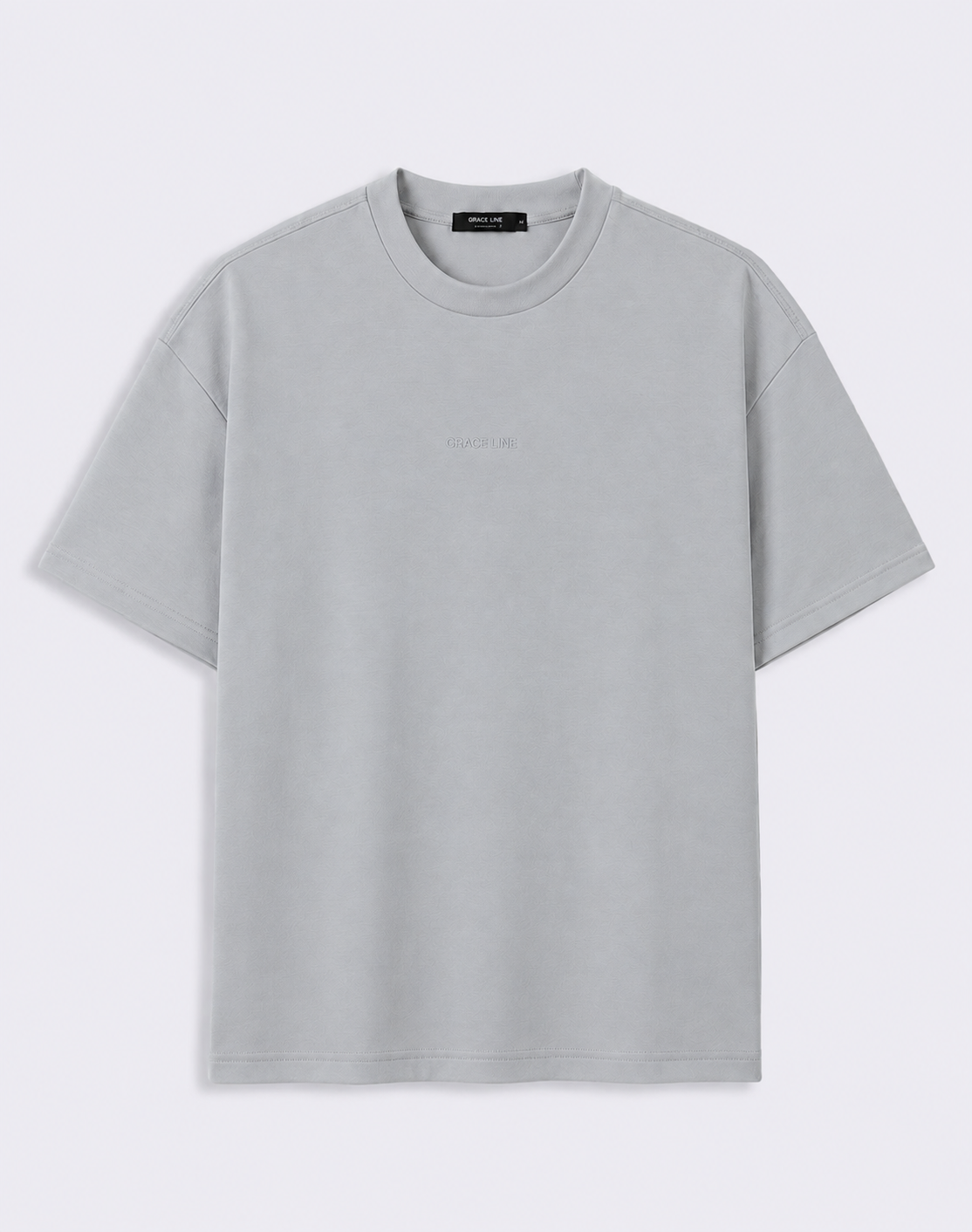 Ash White Modal Baggy Tee (Unisex)